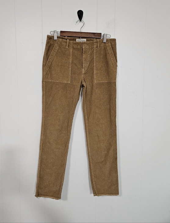 Nili Lotan Pants - Nili Lotan Corduroy Patch-Pocket Trousers